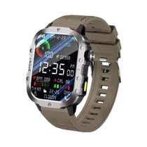 Smartwatch Militar Masculino 2025 IP68 À Prova D'água 5ATM GPS Fitness Tracker 1.96 Polegadas