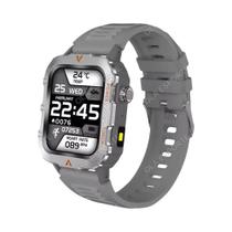 Smartwatch Militar Masculino 2025 IP68 À Prova D'água 5ATM GPS Fitness Tracker 1.96 Polegadas