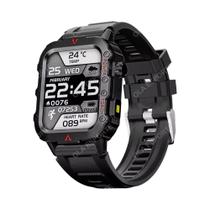 Smartwatch Militar Masculino 2025 IP68 À Prova D'água 5ATM GPS Fitness Tracker 1.96 Polegadas - Ola Esporte