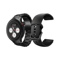 Smartwatch Moto Watch, Powered by Polar, Display OLed 1.4 de 47mm, IP68, GPS, pulseira 22mm, microfone e altofalante