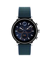 Smartwatch Movado Connect 2.0 42mm Mostrador Preto