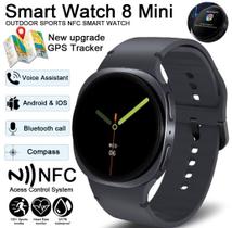 Smartwatch Mulher Série 10 X Mini 40mm Elegante, Toca Músic Preto