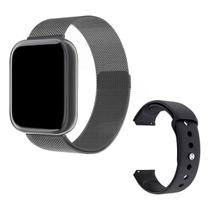 Smartwatch P80 Plus Multifuncional c/ Pulseiras Extra - Primanto