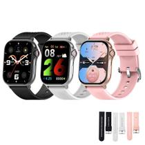 Smartwatch Peje G08 Amoled Pulseira Extra A Prova D'água - Preto