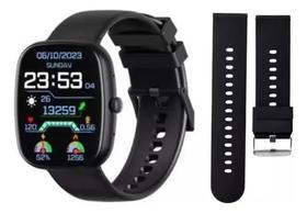 Smartwatch Peje Zw01 Pro A Prova D'água Pulseira Extra Preto Smartwatch Peje Zw01 Pro A Prova D'água Pulseira Extra Preto