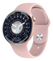 Smartwatch Redondo ROSA Series 8 NFC Android iOS Bluetooth Instagram Facebook Feminino Mult-Funções Top