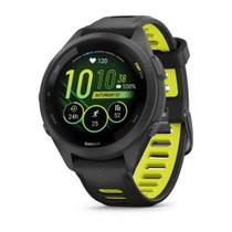 Smartwatch Relógio Garmin Forerunner 265S Music Preto EU/PAC com Monitor Cardíaco de Pulso e GPS 42mm