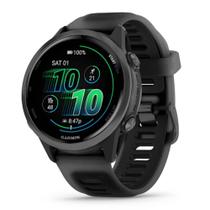 Smartwatch Relógio Garmin Forerunner 570 com Monitor Cardíaco de Pulso e GPS Cinza 42mm
