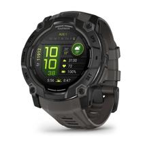 Smartwatch Relógio Garmin Instinct 3 com Monitor Cardíaco de Pulso e GPS 50 mm Amoled, Preto com pulseira de silicone Grafite Smartwatch Relógio Garmin Instinct 3 com Monitor Cardíaco de Pulso e GPS 50 mm Amoled, Preto com pulseira de silicone Grafite