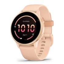 Smartwatch Relógio Garmin Vívoactive 6 Monitor Cardíaco de Pulso e GPS Rosa metálico 42mm Smartwatch Relógio Garmin Vívoactive 6 Monitor Cardíaco de Pulso e GPS Rosa metálico 42mm
