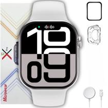 Smartwatch Relógio Inteligente Branco Mini Pro Série 10 Original 41mm Gps Nfc Lançamento Envio Imediato Original Nota Fi