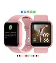 Smartwatch Relógio Inteligente Digital Feminino Rosa
