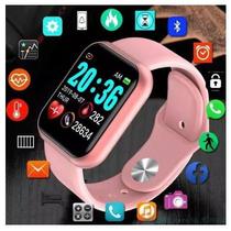 Smartwatch Relógio Inteligente Digital Feminino Rosa