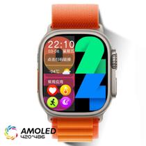 Smartwatch Relógio Inteligente HW9 Ultra Max Amoled 49mm iP67 com 2 Pulseiras Tela 2.2