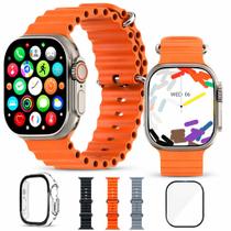 Smartwatch Relógio Inteligente Ultra 9 Microwear Original 49 mm GPS Chamadas NFC Responde Whatsapp Chamadas Bluetooth Pulso Grosso Masculino Smartwatch Relógio Inteligente Ultra 9 Microwear Original 49 mm GPS Chamadas NFC Responde Whatsapp Chamadas Bluetooth Pulso Grosso Masculino