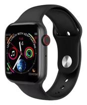 Smartwatch Relógio Inteligente W26+ Com Várias Funções Preto Branco Rosa