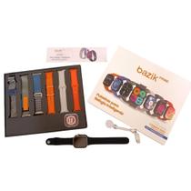 Smartwatch relógio inteligente w52 PM preto + kit 7 pulseiras - bazik prime Smartwatch relógio inteligente w52 PM preto + kit 7 pulseiras - bazik prime