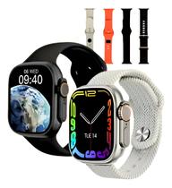 Smartwatch Relogio N10 Ultra Lançamento Com 4 Pulseiras