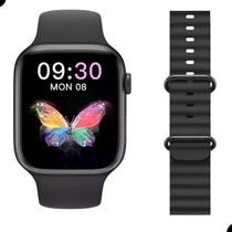 Smartwatch Relógio Smartwatch HW68 Ultra Mini Ultra Preto A prova D'gua Envio Já + Pulseira Extra