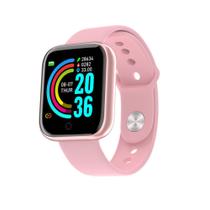 Smartwatch Rosa Y68 Digital para Mulheres, Relógios Esportivos, Relógio para Android, iOS - Y68s