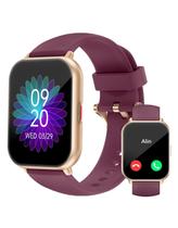 Smartwatch RUIMEN H1 1,8" para homens e mulheres com 2 faixas roxas