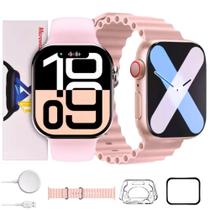 Smartwatch S10 Original 2025 com Tela Amoled NFC X10 C/ 2 Pulseiras