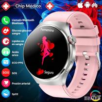 Smartwatch SACOSDING Monitor de ECG, Pressão Arterial e Glicose para Mulheres Smartwatch SACOSDING Monitor de ECG, Pressão Arterial e Glicose para Mulheres