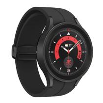 Smartwatch Samsung Galaxy Watch 5 Pro, BT, 45mm, Google Wear OS, Tela Cristal Safira, Preto - SM-R920NZKPZTO