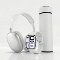 Smartwatch Serie 10 Esportivo Versão 2026 Android e iOs Garrafa inox e Headset Smartwatch Serie 10 Esportivo Versão 2026 Android e iOs Garrafa inox e Headset