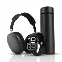 Smartwatch Serie 10 Esportivo Versão 2026 Android e iOs Garrafa inox e Headset