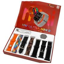 Smartwatch Série 9 HW Ultra Mini 2 com 7 Pulseiras Relógio Inteligente