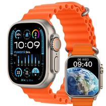 Smartwatch Série 9 Ultra 2ª geração 2024 +2 pulseiras relógio inteligente android e iOs para atividades fisicas Original