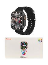 Smartwatch Series 10 Ultra W69+ Plus Nfc Super Amoled 2GB Preto Esportes Academia Fitness Smartwatch Series 10 Ultra W69+ Plus Nfc Super Amoled 2GB Preto Esportes Academia Fitness