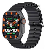 Smartwatch Series 10 Ultra W69+ Plus Nfc Super Amoled 2GB Preto