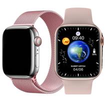 Smartwatch Smart 41mm Series 9 Relógio Inteligente Feminino Pulseira de metal - 01Esporte