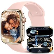 Smartwatch Smart Relogios Masculinos Series 8 W29S Fone de Ouvido Bluetooth