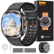 Smartwatch Smart Ultra Responde WhatsApp Relógio 47mm GPS Com 2 Pulseiras Smartwatch Smart Ultra Responde WhatsApp Relógio 47mm GPS Com 2 Pulseiras