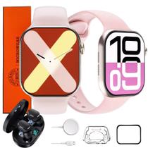 Smartwatch Smart W10 Mini Relógio Inteligente 42mm Amoled Com Fone Bluetooth