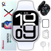 Smartwatch Smart W10 Relógio 47mm 2 Pulseiras Fone Sem fio