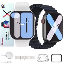 Smartwatch Smart W10 Relógio 47mm Amoled Nfc Com 2 Pulseiras