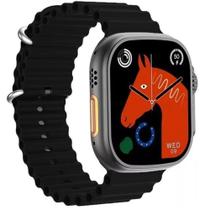 Smartwatch T900 Ultra 49mm Recebe Msg Faz Ligação + Película - T900 BIG