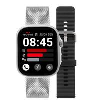 Smartwatch Technos Connect Max Call Prata TMAXCAB/9K