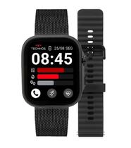 Smartwatch Technos Connect Max Call Preto TMAXCAA/9P