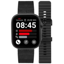 Smartwatch Technos Connect Max Call Preto - TMAXCAA/9P