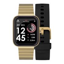 Smartwatch Technos Connect MAX Dourado e Preto TMAXAH/7D