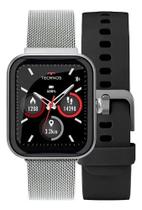 Smartwatch Technos Connect Max Prata E Preto Tmaxab 5k