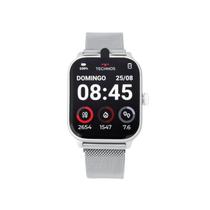 Smartwatch Technos Connect MAX Prata Masculino TMAXPAB/8K