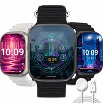 SmartWatch Ultra 4 Plus Preto Relógio Inteligente Android IOS Presente Ideal SmartWatch Ultra 4 Plus Preto Relógio Inteligente Android IOS Presente Ideal