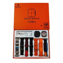 Smartwatch Ultra 9, 49mm, 7 Em 1 C/ 7 Pulseiras + Brinde