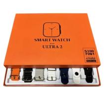 Smartwatch Ultra 9, 49mm, 7 Em 1 C/ 7 Pulseiras + Brinde